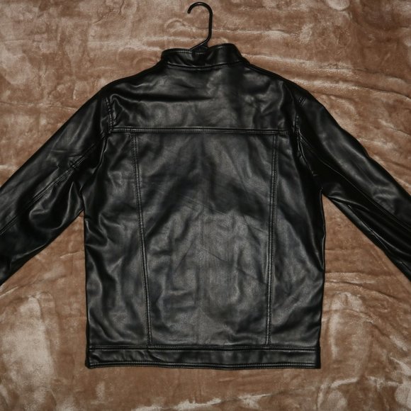 GA Milano Italy Leather Jacket - Genuine REAL - New with Tags - Length 27 - Picture 11 of 16